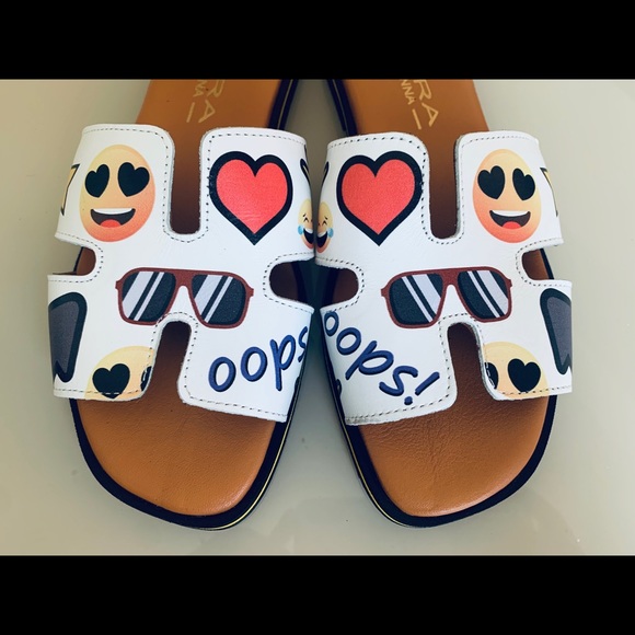 Women’s leather sandals Hermès style Summer 2020 - Picture 6 of 7